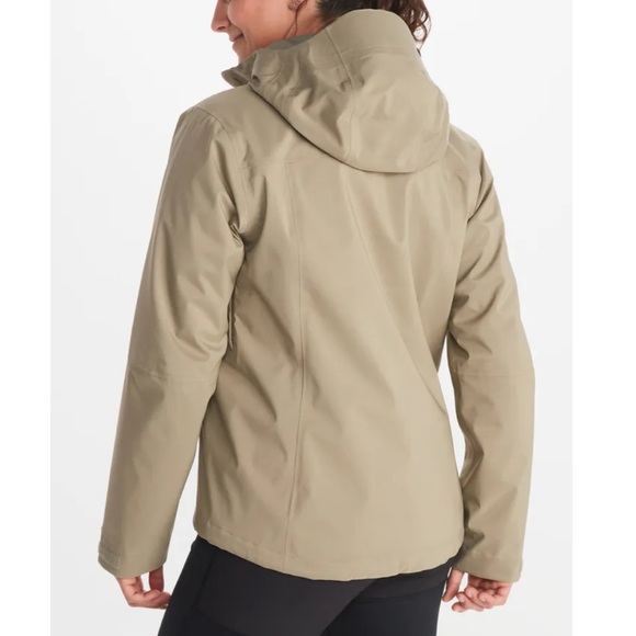 Marmot Womens XS PreCip® Eco Pro Jacket Raincoat Hike Run Hoodie - Picture 2 of 4